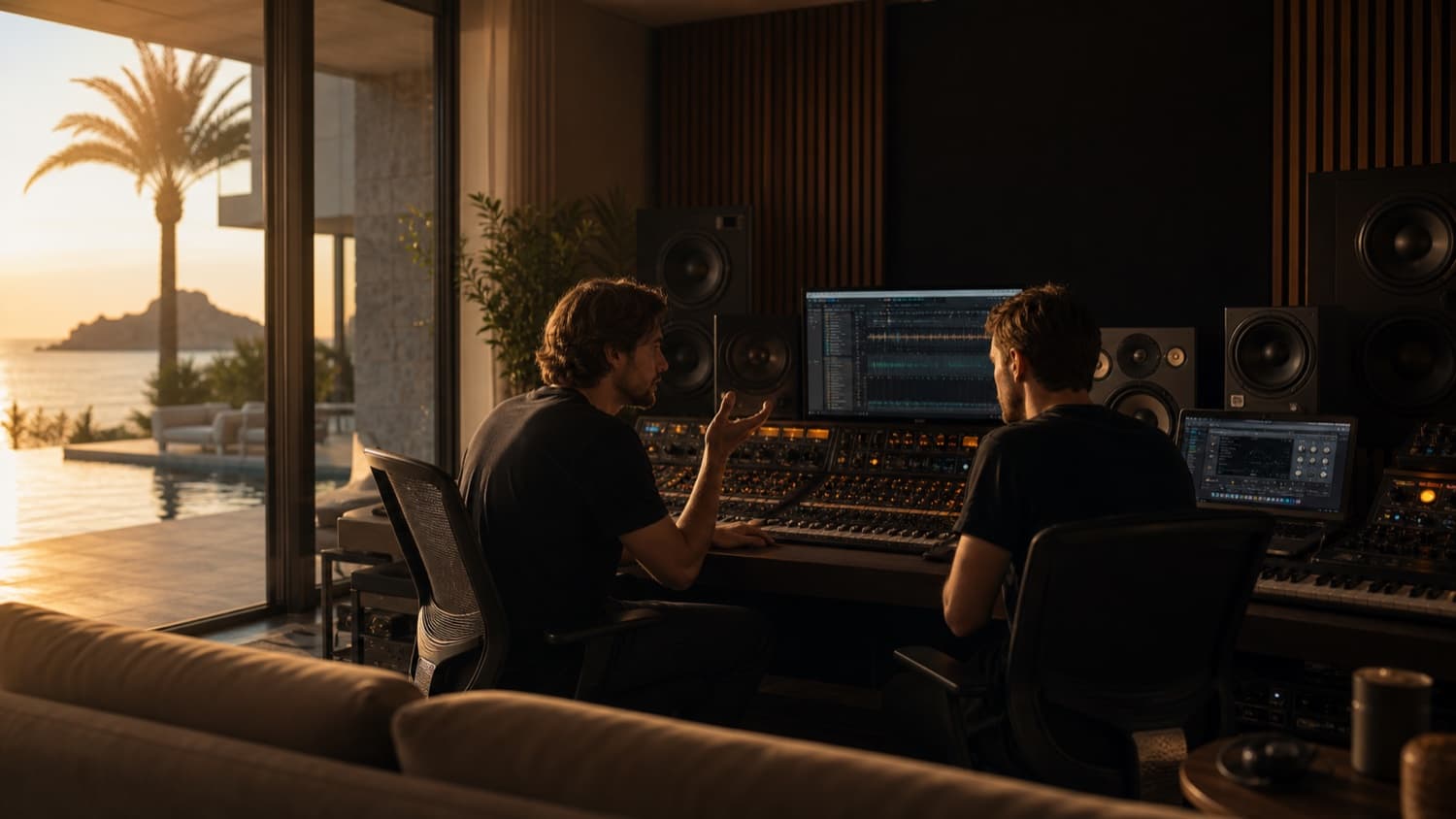 Private tutor session in an Ibiza studio